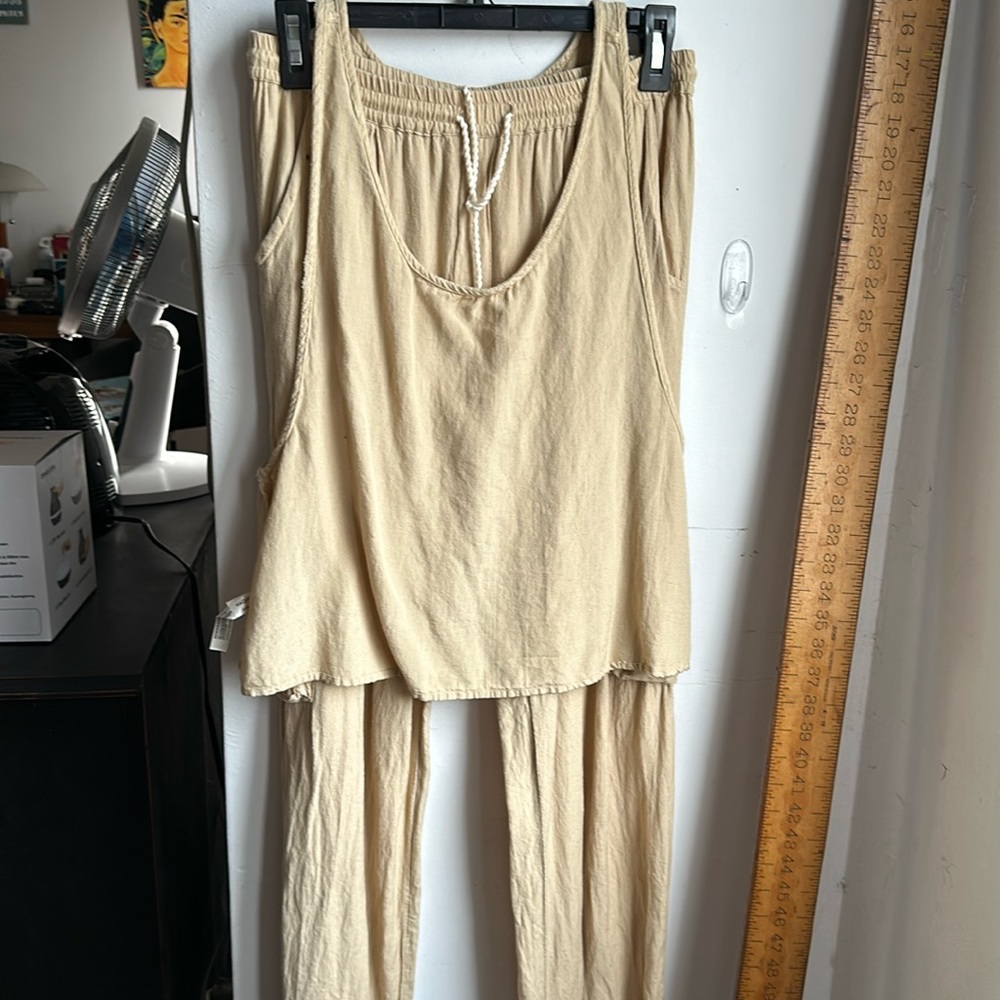 2 piece Free People linen
